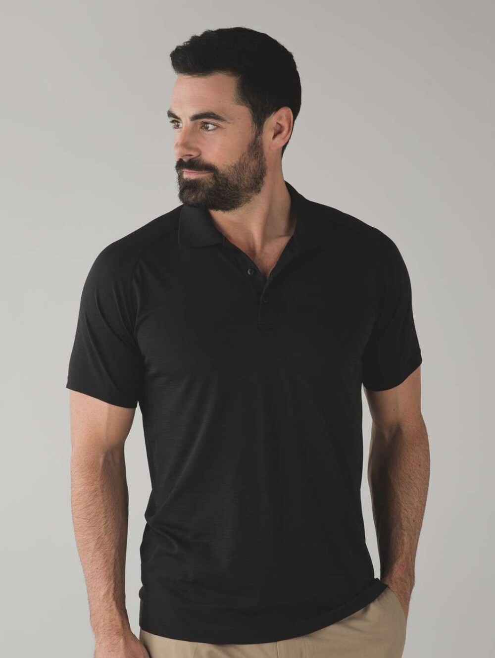 Lululemon Metal Vent Tech PoloDeep Coal / Black